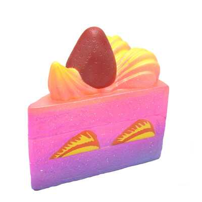 

YIWULA15cm Starry Strawberry Cake Cream Scented Slow Rising Squeeze Toys Charm