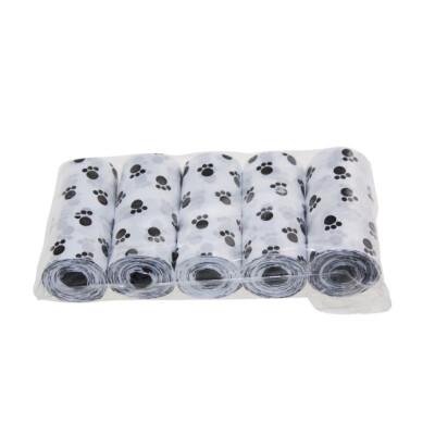 

5 rolls Useful Easy Take Dog Pet Poop Carrier Bag Biodegradable Garbage Bags Clean-up Bag Pick Up Poop Bag 15 pcsroll