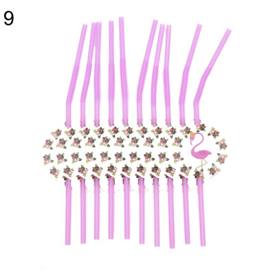 

Flamingo Paper Cup Plate Napkin Spoon Fork Box Banner Birthday Party Tableware