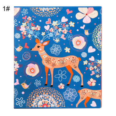 

200 Sheets Leaf Branch Deer Pattern 6 Inch Photo Album Picture Storage Book Gift