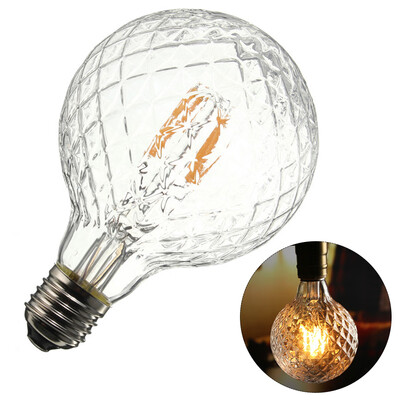 

E27 4W Vintage Edison Filament COB LEDs Bulb Pineapple Shape Light Lamp 85-265V
