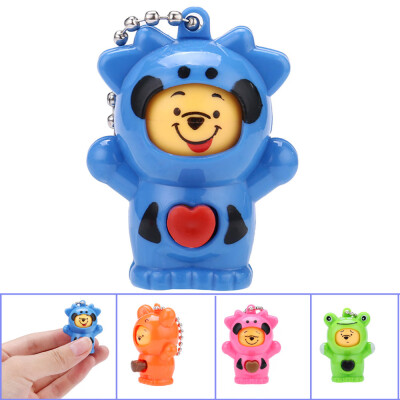 

YIWULAMini Animal Figurine Face Change Bear Different Cute Wxpressions Face Doll