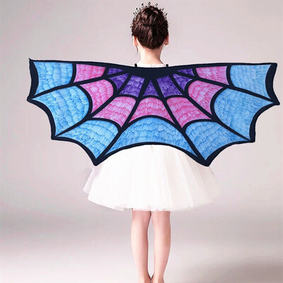 

Fairy Tale Princess Cosplay Costume Butterfly Wings Shawl Cape Stole Kids Boys Girls Scarf Wrap Accessories Girls Costumes Wings