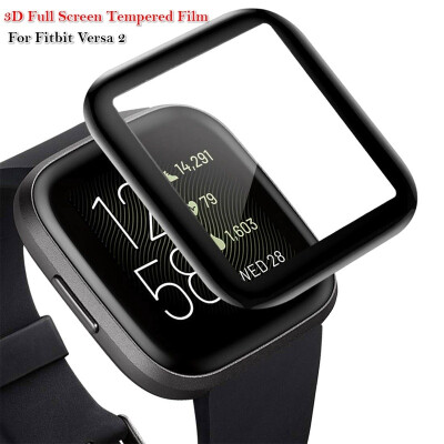 

For Fitbit Versa 2 Full Cover Tempered Screen Protector