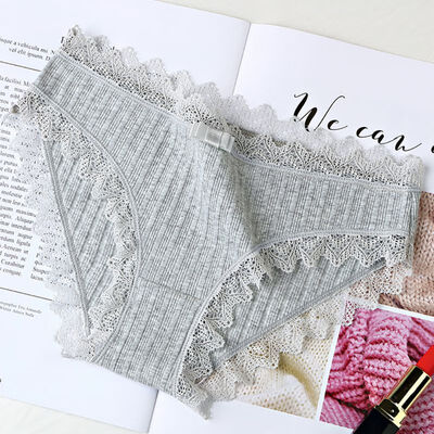 

Cotton Lace Panties Women Underwear 2018 Cute Candy Colors Panties Girl Lingerie Panty Ladies Breathable Comfortable Briefs V2