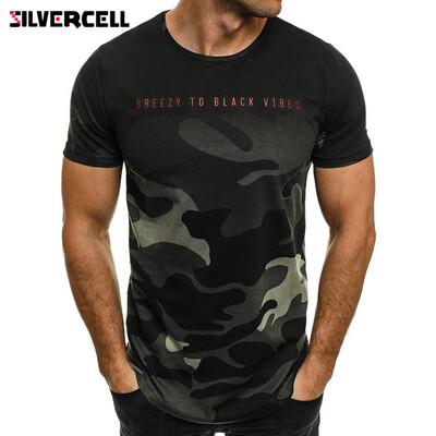 

Mens Camo-Camouflage T Shirts in Mens Short Sleeve Camouflage Hole T Shirt