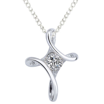 

Women Adjustable Silver Necklace Girl Crystal Rhinestone Chain Delicated Birthday Lady Gift Jewelry