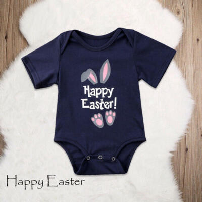 

My 1st Easter Baby Boy Girl Unisex Bunny Romper Bodysuit Jumpsuit Clothes Outfit