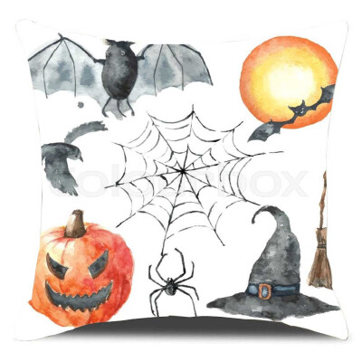 

〖Follure〗Halloween Pumpkin Pillow Cover Pillowcases Decorative Sofa Cushion Cover