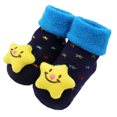 

Baby Cartoon Socksborn Baby Girls Boys Anti-Slip Socks Slipper Shoes Winter Socks