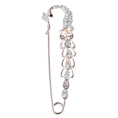 

Women Scarf Clip Pin Girls Clothes Corsage Breastpin Brooch Jewelry Rhinestones Alloy Brooch