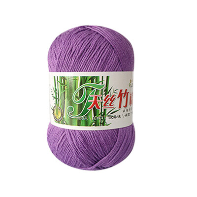 

Gobestart New Bamboo Cotton Warm Soft Natural Knitting Crochet Knitwear Wool Yarn 50g A