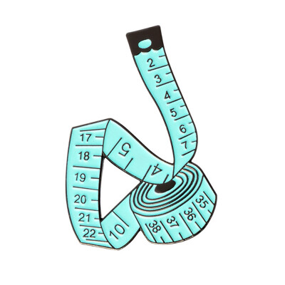 

Measuring Tape Enamel Pin Brooches Badges Lapel Pins Jewelry Gift