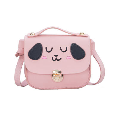 

Children Cute Cartoon Dog Design Cross-body Handbag Fashion Girls Kids PU Shoulder Messenger Bag