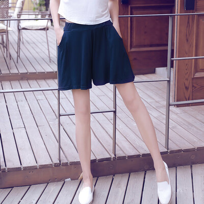 

Women Shorts Fashion Trend Casual Short Modal Soft Plus Size Wide Leg Shorts Simple Loose Style Women Sports Shorts