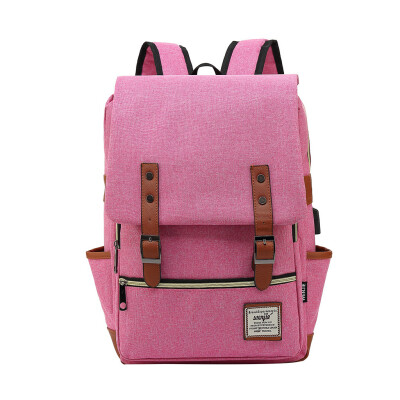 

Tailored Men & Women Fashion Big Travel Backpack USB Retro Canvas Student Bag Backpack