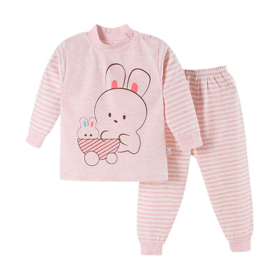 

New Autumn Toddler Baby Pajamas 2pcs 0-5T Kids Boys Girls Clothes Print Outfits Set Long Sleeve Blouse TopsPants Sleepwear