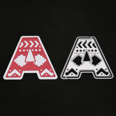 

Gobestart 5CM Large Big Alphabet Letters Cutting Dies Stencils Metal For DIY Scrapbooking