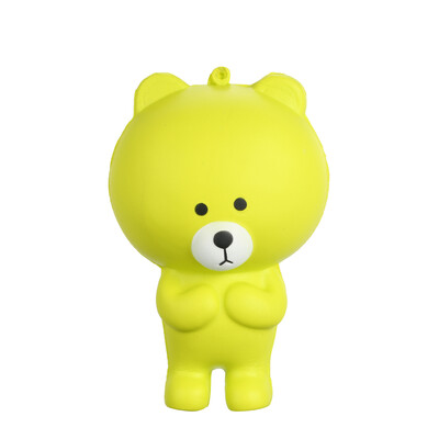

Cartoon Bear Jumbo Soft Slow Rising Stretchy Squeeze Decoration Phone Straps Keychain Bag Pendant Funny Kids Toy