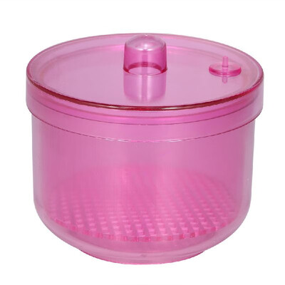 

4-color Polishing Head Storage Box Sterilization Box Nail Drill Cleaning&Disinfection Cabinet for Nail Dental Polishing Head