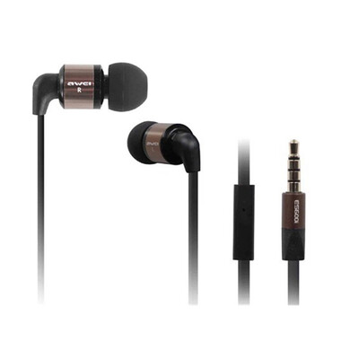 

Awei Headset Headphone In-Ear Earphone For Your In Ear Phone Bud iPhone Samsung Smartphone Earpiece Earbud With Microphone Mic