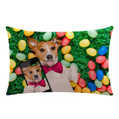 

〖Follure〗Cute Cat Dog Animal Sofa Bed Home Decoration Festival Pillow Case Cushion Cover