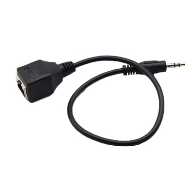 

35mm Male to RJ45 Female Ethernet LAN Jack Adapter Cable Touch Control Devices Network Audio Extension Cord