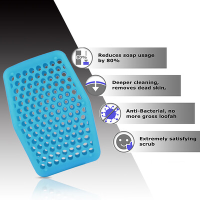 

〖Follure〗Silicone Soap Sleeve Intelligently Designed Shower Scrubber Clean Brush