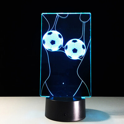 

〖Follure〗ABS Acrylic Black 3D LED Lamp Night Light Base USB Cable Remote Control Bed