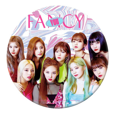 

KPOP TWIC New Album "Fancy You" Customized Personalized Round Tinplate Badge Super Cute Bag Pendant Accessories Hot Gift for Fan