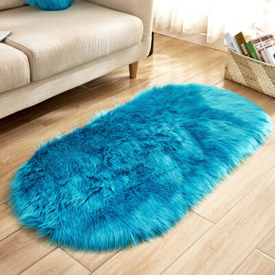 

Toponeto Soft Rug Chair Cover Artificial Sheepskin Wool Warm Hairy Carpet Seat Mats Rug