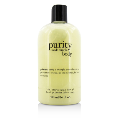 

PHILOSOPHY - Purity Made Simple For Body 3-in-1 Shower Bath & Shave Gel 480ml16oz