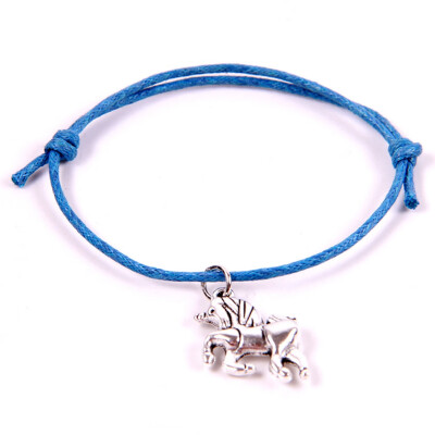 

Retro Pure Hand Production Wax Weaving Unicorn Bracelet Gift for Children