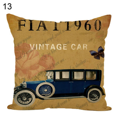 

BicycleBubble Car Soft Throw Pillow Case Cushion Cover Sofa Bed Home Decor