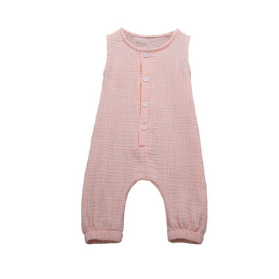 

Newborn Baby Girls Clothing Sleevless Plaid 100 Cotton Rompers Jumpsuit Playsuit Infant Baby Clothes Sets Outfits Summer