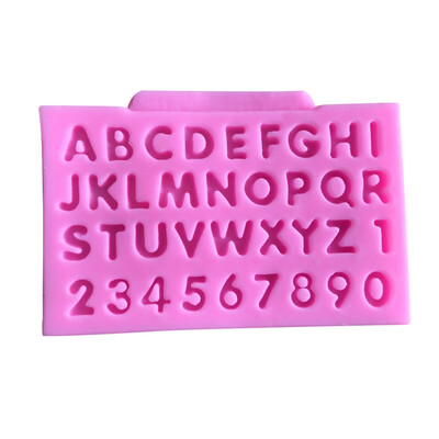 

Silicone Mold 26 Capitalized English Alphanumeric Dry Pez Silicone Molding Mold