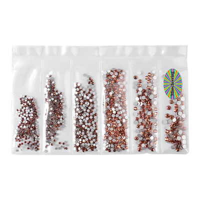 

Gobestart Nail Art Rhinestones Glitter Diamond Crystal Gems 3D Tips DIY Decoration