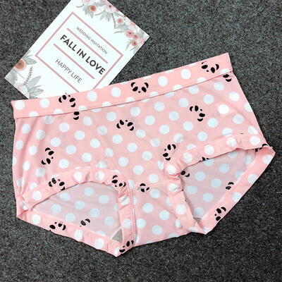 

Panties for Women Ice Silk Sexy Lingerie Low Waist Print Underwear Girl Casual Briefs Female Underpants Ladies Panty