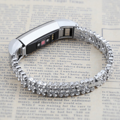 

〖Follure〗Flash Diamant Stainless Steel Watch Bracelet Band Strap For Fitbit Alta HR