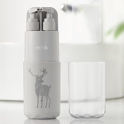

Toponeto Travel Toiletries Storage Cup Toothbrush Toothpaste Bathroom Accessories