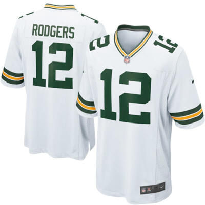 

Youth Football Jersey Green Bay Packers Aaron Rodgers White Game Jersey