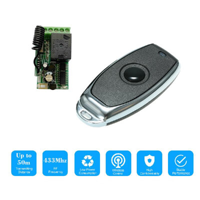 

433Mhz DC 12V Universal RF Remote Control Switch Relay Receiver Module Mini 1CH Wireless Control Switch 5PCS RF 433 Mhz Transmit