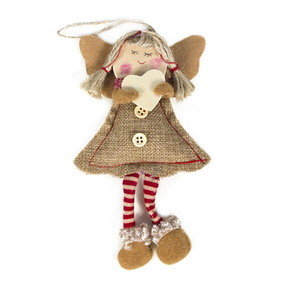 

Christmas Pendant Drop Ornaments Angel Doll Xmas Tree Holiday Decorations