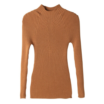 

2018 Women Autumn & Winter Sweater Slim Sexy Deep O Neck Women Sweater Long Sleeve Pullovers Knitted Sweater