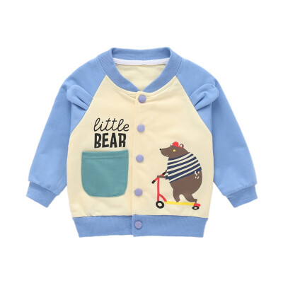 

Autumn Baby Boys Clothes Jacket Outerwear Cartoon Print Casual Sweatshirt Kids Jacket Outfits Tops for Kids Boys Clothes