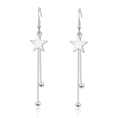 

Exaggeration Star Hangin Long Drop Earrings For Women Statement Korea Trendy Jewelry Fashion Accessories WHE146