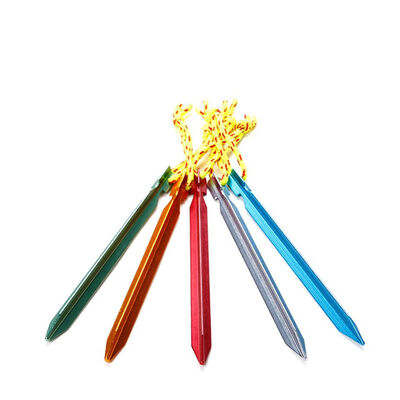 

5PCSSet 18cm Tent Nail Aluminum Alloy Tent Peg Durable Y Shape Ultralight Outdoor Camping Awning Accessory
