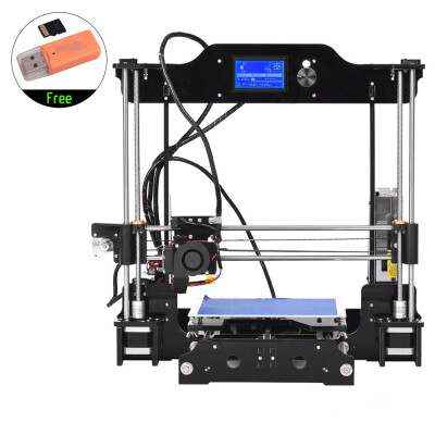 

High Precision Desktop 3D Printer Kits DIY Self Assembly LCD12864 Screen Acrylic Frame Reprap i3 with TF Card Printing Size 22022