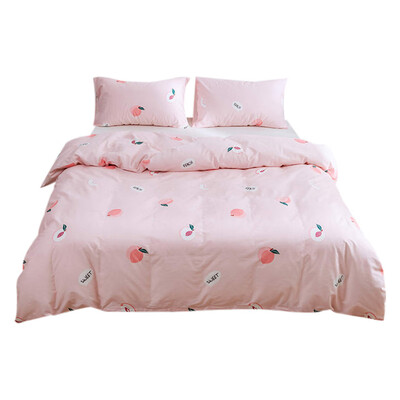 

Gobestart Simple&Fashionable Cotton Cotton Bedding Quilt Cover Pillowcase Three-Piece