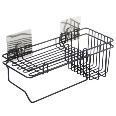 

Bathroom Corner Shelf With Towel Rack Punch-free Household Kitchen Storage Rack